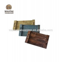 Wholesale Pine Wood 2019 hot-sale cheap service wooden tray, food tray